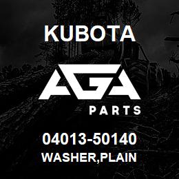 04013-50140 Kubota WASHER,PLAIN | AGA Parts