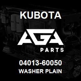 04013-60050 Kubota WASHER PLAIN | AGA Parts