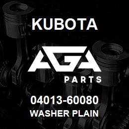 04013-60080 Kubota WASHER PLAIN | AGA Parts