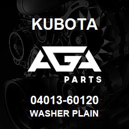 04013-60120 Kubota WASHER PLAIN | AGA Parts