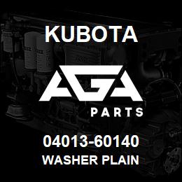 04013-60140 Kubota WASHER PLAIN | AGA Parts