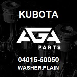 04015-50050 Kubota WASHER,PLAIN | AGA Parts