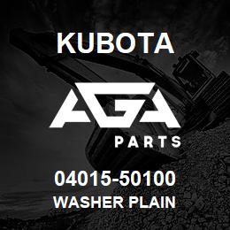 04015-50100 Kubota WASHER PLAIN | AGA Parts