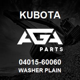 04015-60060 Kubota WASHER PLAIN | AGA Parts