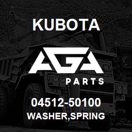 04512-50100 Kubota WASHER,SPRING | AGA Parts