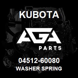 04512-60080 Kubota WASHER SPRING | AGA Parts