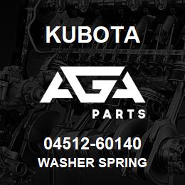04512-60140 Kubota WASHER SPRING | AGA Parts