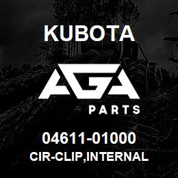 04611-01000 Kubota CIR-CLIP,INTERNAL | AGA Parts
