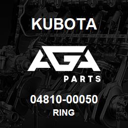 04810-00050 Kubota RING | AGA Parts