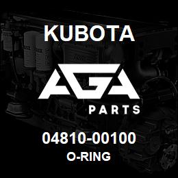 04810-00100 Kubota O-RING | AGA Parts