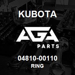 04810-00110 Kubota RING | AGA Parts