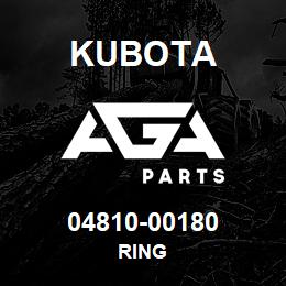 04810-00180 Kubota RING | AGA Parts