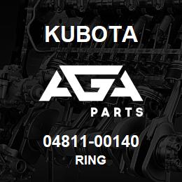 04811-00140 Kubota RING | AGA Parts
