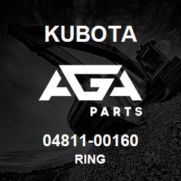04811-00160 Kubota RING | AGA Parts