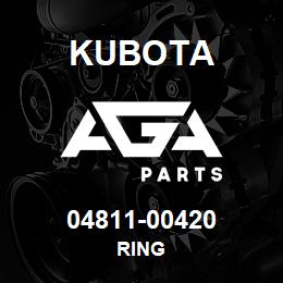 04811-00420 Kubota RING | AGA Parts