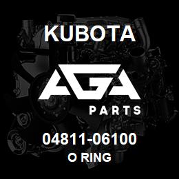 04811-06100 Kubota O RING | AGA Parts