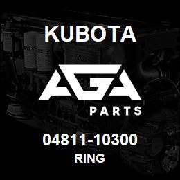 04811-10300 Kubota RING | AGA Parts