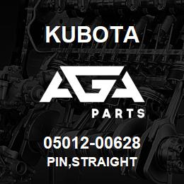 05012-00628 Kubota PIN,STRAIGHT | AGA Parts