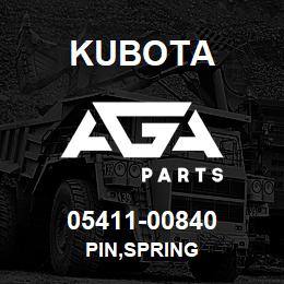 05411-00840 Kubota PIN,SPRING | AGA Parts