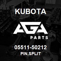 05511-50212 Kubota PIN,SPLIT | AGA Parts