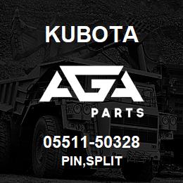 05511-50328 Kubota PIN,SPLIT | AGA Parts