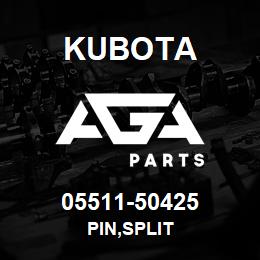 05511-50425 Kubota PIN,SPLIT | AGA Parts