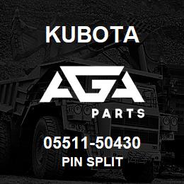 05511-50430 Kubota PIN SPLIT | AGA Parts