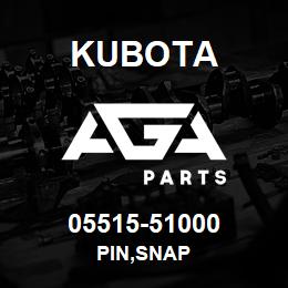 05515-51000 Kubota PIN,SNAP | AGA Parts