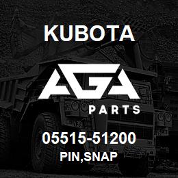 05515-51200 Kubota PIN,SNAP | AGA Parts