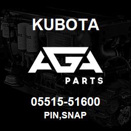 05515-51600 Kubota PIN,SNAP | AGA Parts