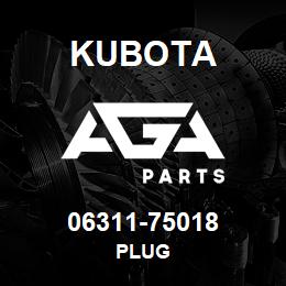 06311-75018 Kubota PLUG | AGA Parts