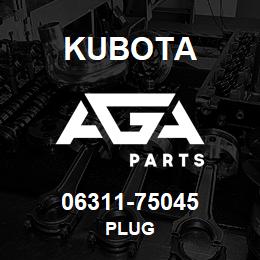 06311-75045 Kubota PLUG | AGA Parts