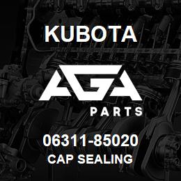 06311-85020 Kubota CAP SEALING | AGA Parts