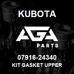 07916-24340 Kubota KIT GASKET UPPER | AGA Parts