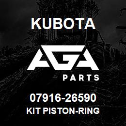 07916-26590 Kubota KIT PISTON-RING | AGA Parts