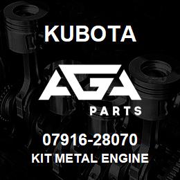 07916-28070 Kubota KIT METAL ENGINE | AGA Parts