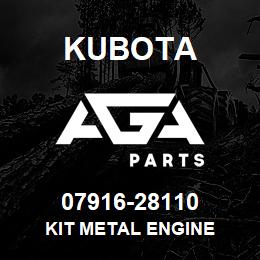 07916-28110 Kubota KIT METAL ENGINE | AGA Parts
