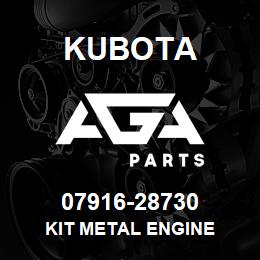 07916-28730 Kubota KIT METAL ENGINE | AGA Parts