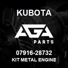 07916-28732 Kubota KIT METAL ENGINE | AGA Parts
