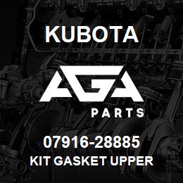 07916-28885 Kubota KIT GASKET UPPER | AGA Parts