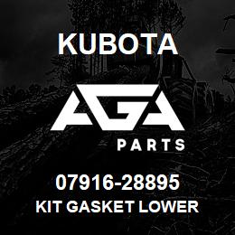 07916-28895 Kubota KIT GASKET LOWER | AGA Parts