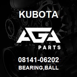 08141-06202 Kubota BEARING,BALL | AGA Parts