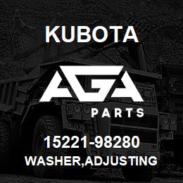 15221-98280 Kubota WASHER,ADJUSTING | AGA Parts