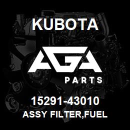 15291-43010 Kubota ASSY FILTER,FUEL | AGA Parts