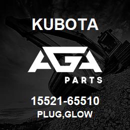 15521-65510 Kubota PLUG,GLOW | AGA Parts