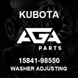 15841-98550 Kubota WASHER ADJUSTING | AGA Parts