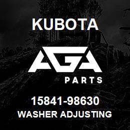 15841-98630 Kubota WASHER ADJUSTING | AGA Parts