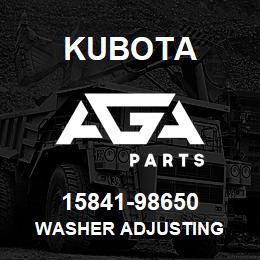 15841-98650 Kubota WASHER ADJUSTING | AGA Parts