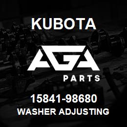 15841-98680 Kubota WASHER ADJUSTING | AGA Parts