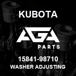 15841-98710 Kubota WASHER ADJUSTING | AGA Parts